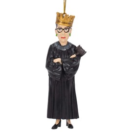 Kurt S. Adler Ruth Bader Ginsburg Resin Christmas Ornament H3048 New