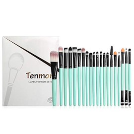 Juego de pinceles de ojos, 20 piezas, tenmón, sombra de ojos, delineador de ojos, kit de mezcla, brochas de maquillaje, base de maquillaje,...        
