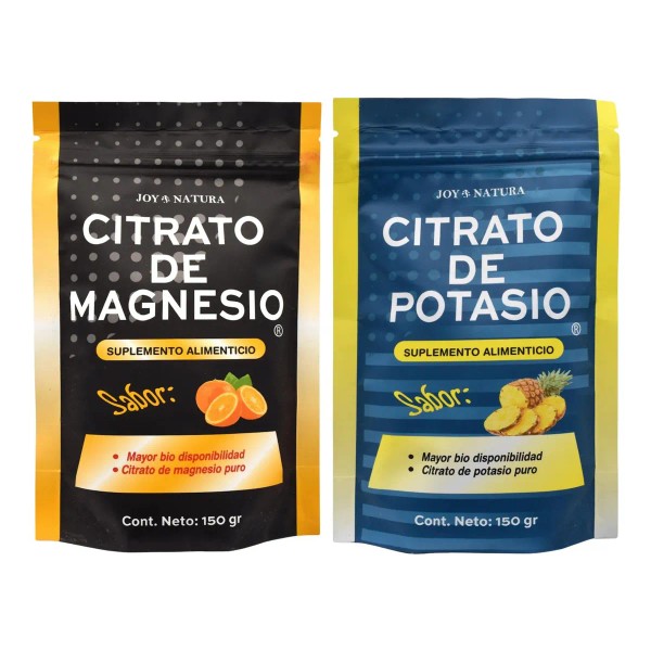 Citrato De Potasio Y Citrato De Magnesio En Polvo 150