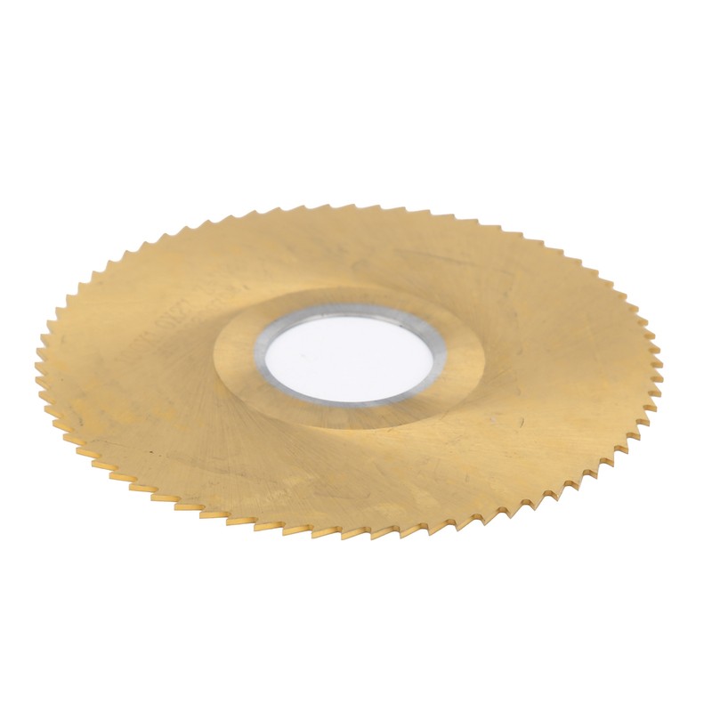 Circular Saw Blade 72 Teeth Ti Plated High Speed Steel