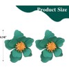 TTPSRY Earrings Simple Flower Earrings Colourful Matte Earrings Hypoallergenic Cute