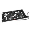 Glvvexa 5.5"(140mm) 12V RV Fridge Ventilation Cooling Fan for Fridge