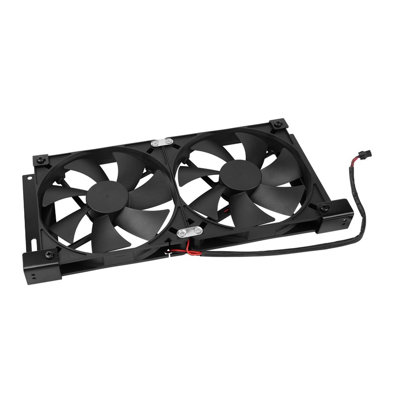 Glvvexa 5.5"(140mm) 12V RV Fridge Ventilation Cooling Fan for Fridge