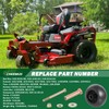 CheeMuii 2 Pack Lawn Mower Deck Wheel Kit Heavy-duty Mower