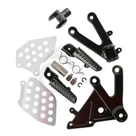 TCMT Black Front Footrest & Foot Pegs Fit For Honda CBR 600RR 600 RR 2003-2006 2004 2005