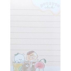 Crux Potetto Club Mini Memo Pad (Drinks) ~ KAWAII!!