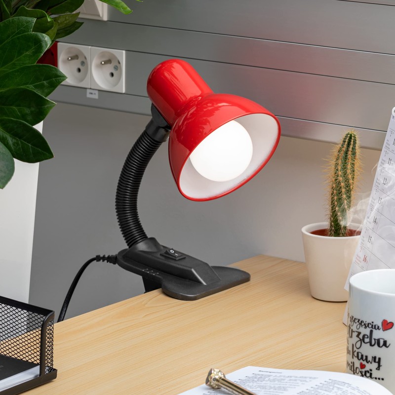 Virone LATSA Reading Lamp Bed E27 with Clip 40 W