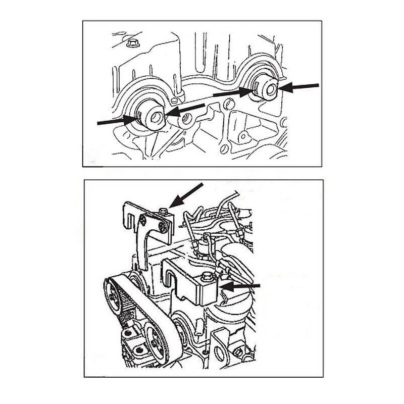 AMD TOOLS Engine Adjustment Tool Camshaft Set for Renault Trafic