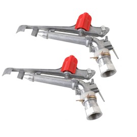 HOTSTORE 1.5" Agriculture Irrigation Spray Gun Sprinkler Large-Area Irrigation Spray Gun Garden Farm Watering Sprinkler 360° Adjustable Watering for Farms, Orchards, Tea Gardens, Forestry,Pack of 2