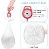1.2 Gallon Small Biodegradable Trash-Bag Mini-Garbage-Bags - White Compostable 200