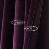 Roslynwood Deep Purple Velvet Curtains 108 inches - Super Soft