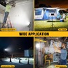 LIVOWALNY 2PCS LED Work Lights with Stand, 110W 11000 Lumens