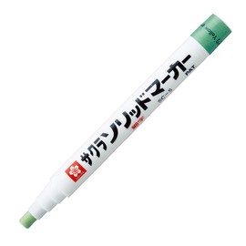 Sakura Crepas Permanent Pens, Solid Markers, Fine Point, SC-S#27 (10), Yellow-Green, 10 Count