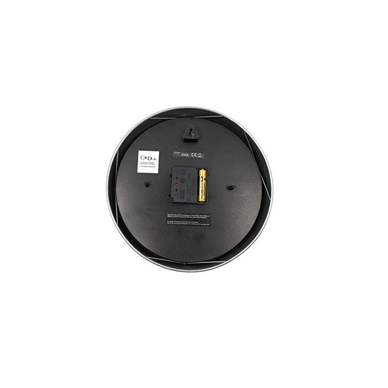 CreaDesign Children's Radio-Controlled Wall Clock with Name, Children's Room Radio-Controlled