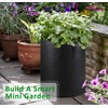 iGarden Grow Bags Tall, 10 Gallon Grow Pots 6 Pack