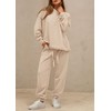 PRETTYGARDEN Women's 2 Piece Tracksuit Outfits Casual Long Sleeve Top