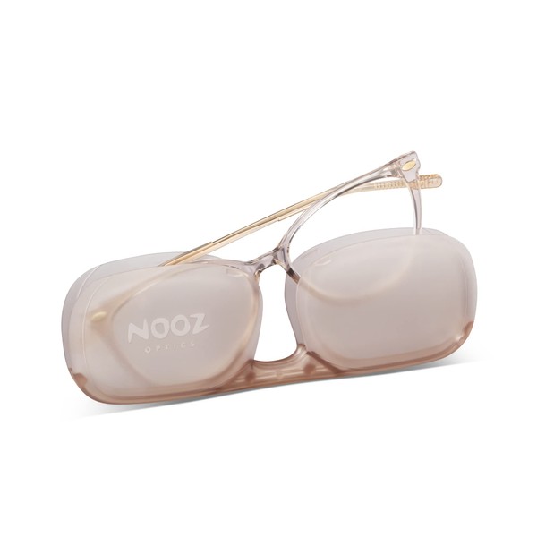 NOOZ Reading Glasses - Prescription Glasses - Butterfly Shape - Magnified Loupe Glasses - Model Ivy Collection Essential - Quartz