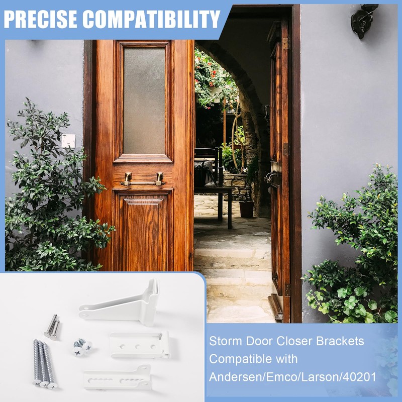 Storm Door Closer Bracket?Repair Jamb Bracket Compatible with Andersen?Durable Screen