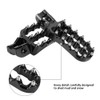 NICECNC Black Motorcycle Wide Foot Pegs Footrest Compatible with KTM