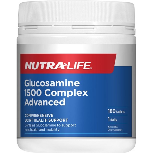 Nutra-Life Nutralife Glucosamine 1500 Complex ADVANCED Tablets 180