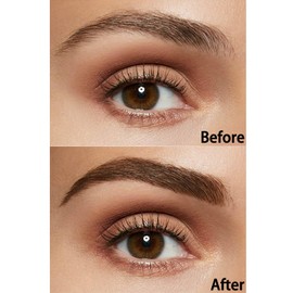 Eyebrow Pencil, Long-Lasting Natural Eye Brow Pencil Makeup-Tool Eyebrow Pen with Brow-Brush (Ebony)