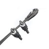 HEVERP 24PCS M4 5/32 Inches Stainless Steel Wire Rope Cable