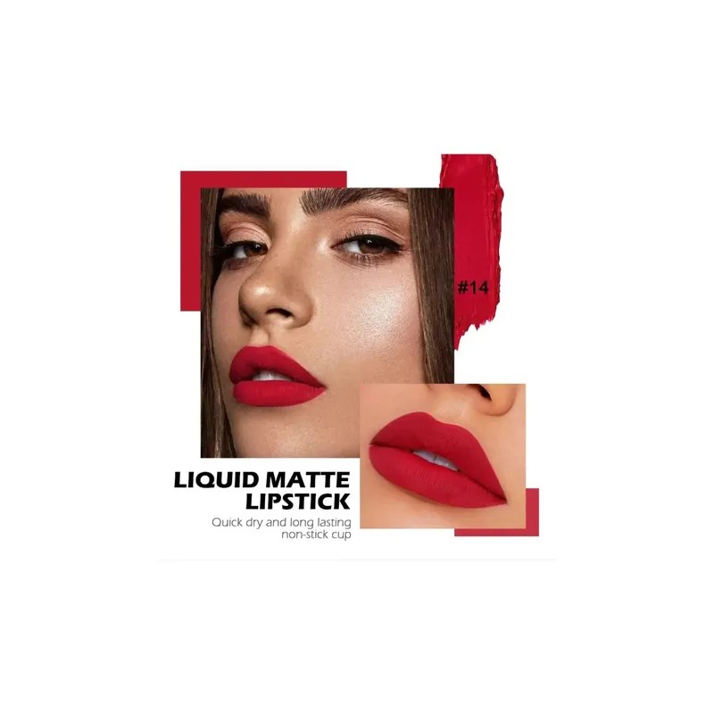 Set De 6 Labiales Lápiz Color Rosa Mate Labial Tornasol