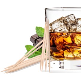 All White Birchwood Toothpicks Made Using Premium Spirits. 25 Pickers - Mint Chocolate Chip & Rum