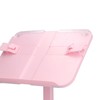 Lifting Reading Rack Adjustable Height Lightweight Portable Plastic Pink Book