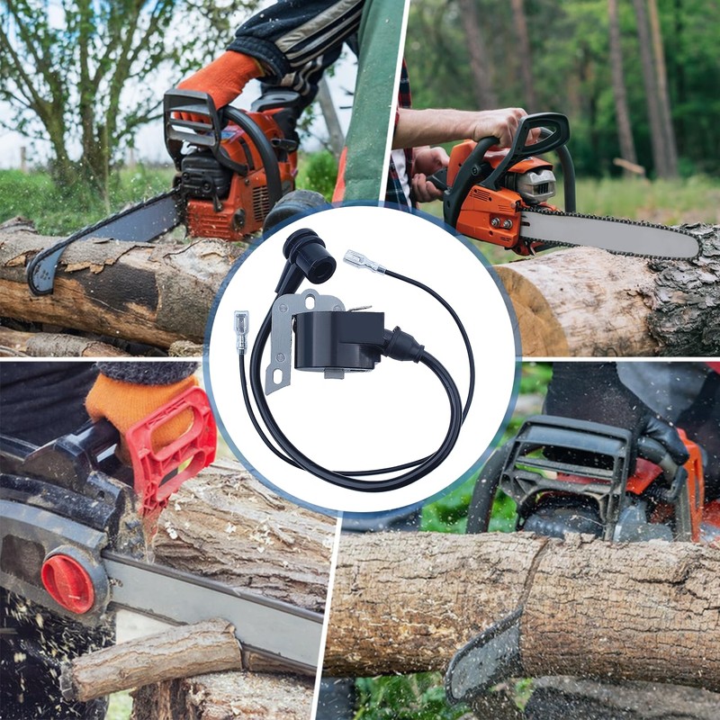 AUMEL Ignition Coil Spark Plug Kit For Husqvarna 395 394