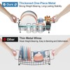 iSPECLE Small Sink Dish Drying Rack with Cup Holder, Expandable