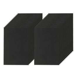 Pack of 100 Black A6 Blank Postcards for DIY Design, 350 g/m² Index Cards, Blank A6 Paper Cards for Labelling, Cardboard Paper, Craft Card for Printing, DIY (148 x 100 mm)