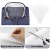 60 Pcs Disposable Collar Protector Sweat Pads, Against Collar Sweat