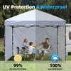 Joramoy Instant Canopy Sunwall 10×10 for Pop Up Canopy, Waterproof,