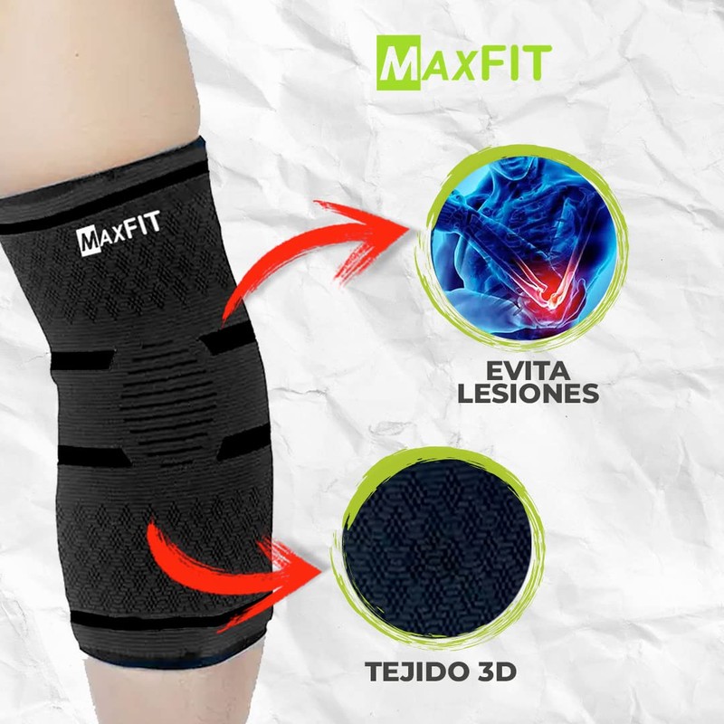 MaxFit 2 Coderas para Gym, coderas ortopédica, Protección Completa para