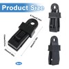 Pack of 8 tarpaulin clips, tent clips, tarpaulin clips, suitable