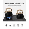 Poliviar Modern Kettle Induction Whistling Kettle Stainless Steel Tea Kettle