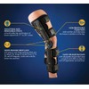 United Ortho Post Op Range of Motion Knee Brace with