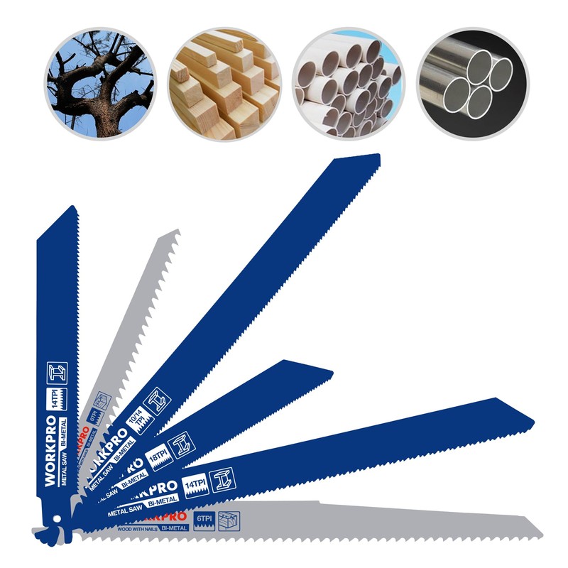 WORKPRO Reciprocating Saw Replacement Blade, Reciprocating Saw Blade, Electric Saw