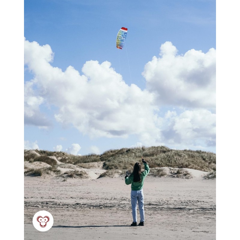 Skymonkey Airtwister 2.3 Parafoil with flight straps and bag, Ready