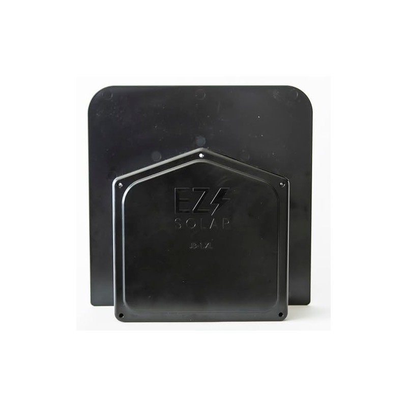 EZ Solar JB-1.XL Rooftop PV Junction Box, Asphalt Shingle, Black