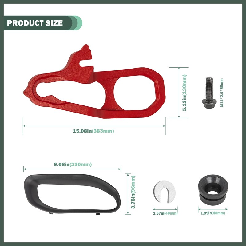 Phamyor Heavy Duty Front Tow Hooks Fit for 2019-2024 Dodge