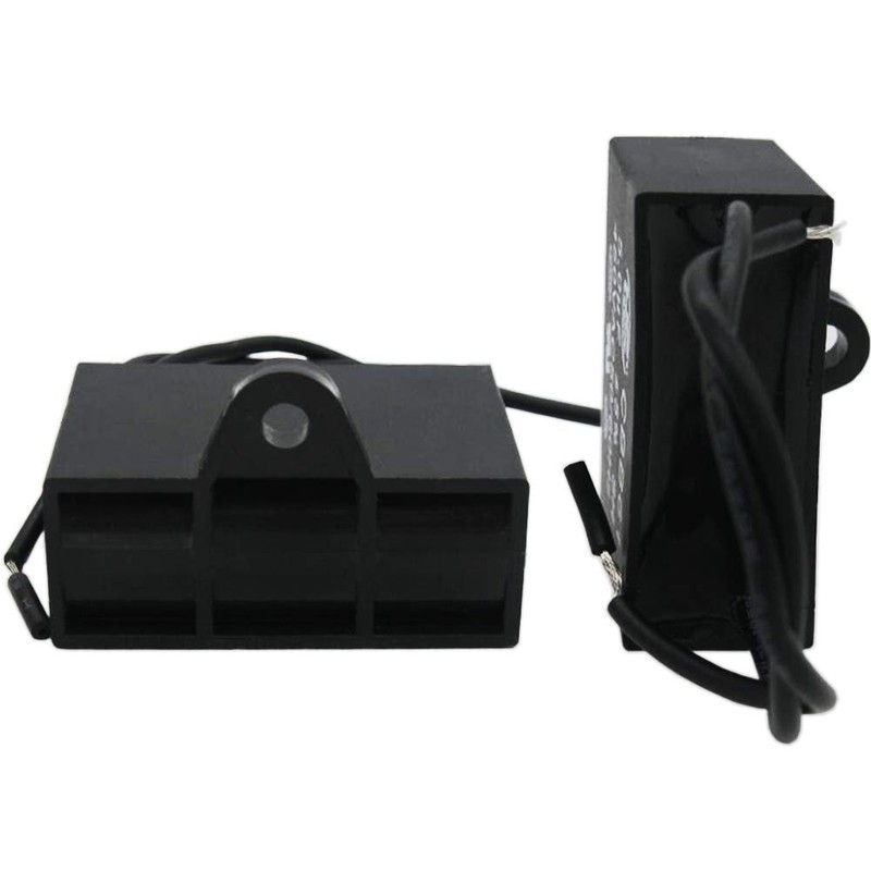 Twidec/2Pcs 450V AC 50/60Hz Run Capacitor 2-Wire Metallized Polypropylene Film