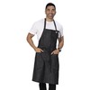 Chef Works Unisex Corvallis Bib Apron, Black, One Size