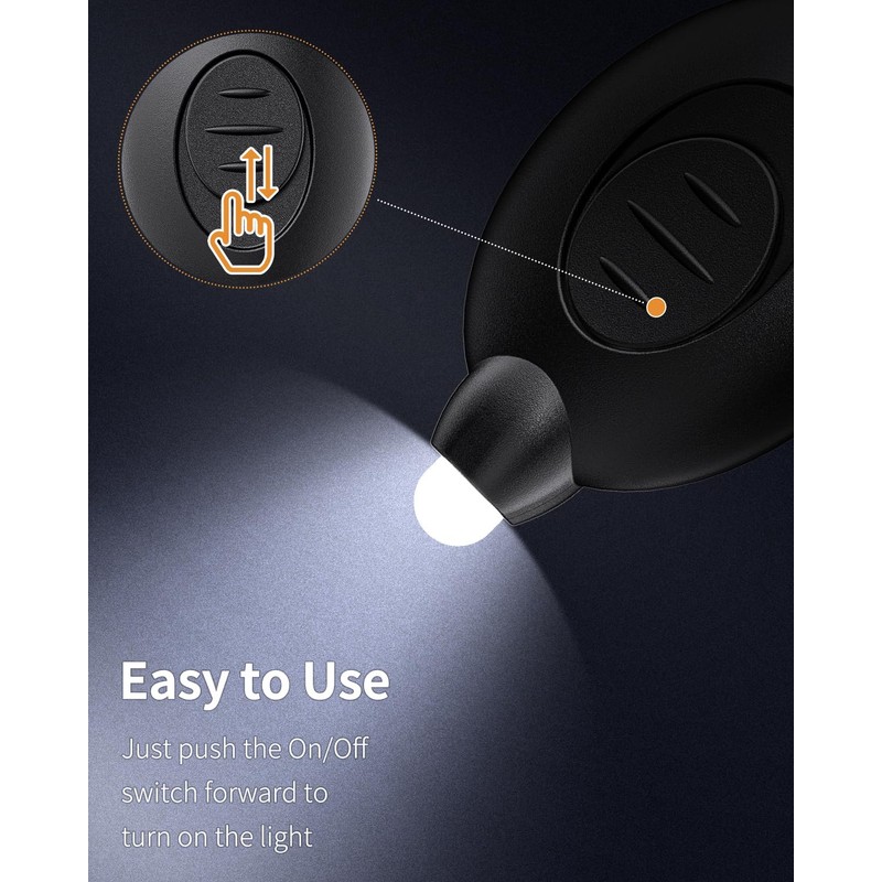 Uniclife 5 Pack LED Keychain Flashlight Mini LED Keychain Light