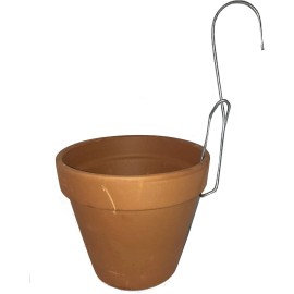 Orchid Nerd 6 Inch Clip-on Galvanized Pot Hanger for Orchids Pots 5 Pack Orichd Nerd