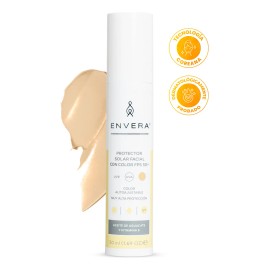 Protector Solar Fps 50+ Uva/uvb Con Color Light Envera