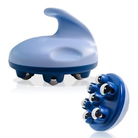 AICNLY Hand Roller Massager for Cellulite Massage, Lymphatic Drainage Massager for Thighs, Tummy, Butt, Massage Gloves for Hands with 7 360-degree Metal Roller