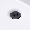 Luxier Brass Bathroom Sink Grid Drain Strainer for Vessel and
