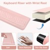 MOSISO Wrist Rest for Keyboard and Computer Keyboard Stand Set,